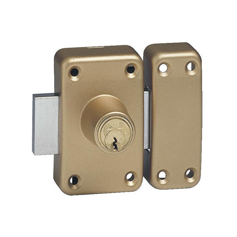 Double Varied Double Safety Cylinder Lock - Wooden Frame City 26 Cor branca. A revolução dos materiais de construção está aqui. Angola-Materiais.shop.