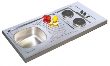 Modelo de cozinha da pia "cpae 100" - dimensões 1000 x 600 mm. Materiais de construção de primeira linha, disponíveis agora na Angola-Materiais.shop. Entrega em todo o país.