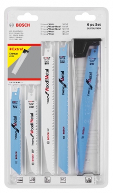 6 Blades Saber serra para madeira e metais - para demolição. Ferramentas profissionais para resultados excepcionais. Angola-Materiais.shop.