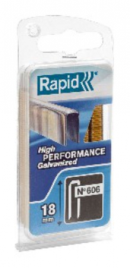 Staples 606/18 para Rapid 606 - Blister 600 Staples. Qualidade garantida em cada produto na Angola-Materiais.shop. Construa o futuro com os melhores materiais do mercado.