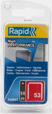 STAPS N ° 53 - Comprimento 14 mm - Galva - Blister 1080 P. Cada clique, um passo mais perto do seu projeto perfeito. Angola-Materiais.shop.
