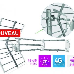 Antena TNT Hertziana 18 HD 4G Filter LTE Canais 21-60 Ganhe 18 dB. Compre materiais hidráulicos e elétricos duráveis na Angola-Materiais.shop. Estamos comprometidos com a excelência.