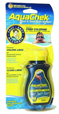 Aquachek amarelo (cloro) - 50 tiras por garrafa. Inovação, qualidade e confiabilidade na palma da sua mão. Angola-Materiais.shop.