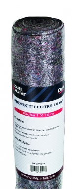 Tampa protetora de absorção anti -lip - Felt com filme de polietileno 280gr/m2 - Rolo 1 x 10 m. Transformando ideias em realidade com materiais de primeira. Angola-Materiais.shop.