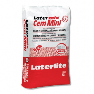 Concreto de concreto supercalente multiuso Mini Resistência 5 MPa densidade 600 kg/m3 - 50 l bolsa. Construindo Angola, um material de cada vez. Angola-Materiais.shop.