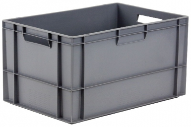 Bandeja de palettisable - 32 litros - w x d x h: 600 x 400 x 175 mm - cinza. Construção eficiente começa com escolhas inteligentes. Escolha Angola-Materiais.shop.
