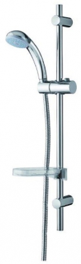 Barra de chuveiro Equa - H 65 cm - Distância central ajustável - chuveiro de chuva - suporte de batalha - flexível 1,50 m. Na Angola-Materiais.shop, trazemos-lhe ferramentas industriais e hardware premium. Compre connosco para soluções duráveis e eficientes.