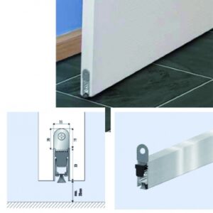 A porta automática da escova Ellenmatic com uma escova de veludo macio. 93 cm. Na Angola-Materiais.shop, trazemos-lhe ferramentas industriais e hardware premium. Compre connosco para soluções duráveis e eficientes.