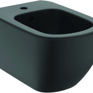 Bidê pendurado mate preto tesi em arenito fino - dim. 53 x 36 cm. Experiência, inovação e dedicação em cada produto. Angola-Materiais.shop.