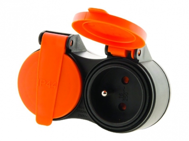 Biplite 16A Zenitech IP44 impermeável com válvula de proteção 3680W abaixo de 230V ~. Cada clique, um passo mais perto do seu projeto perfeito. Angola-Materiais.shop.