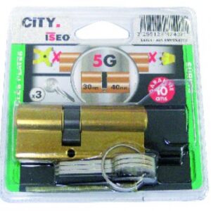 Cilindro de bolha 2 entradas »Cidade 5g” Brass 30x40 3 Teclas. Tecnologia, qualidade e performance em sintonia. Angola-Materiais.shop.