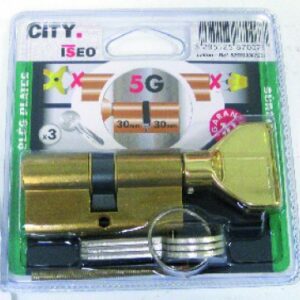Cilindro de botão "City 5G" de bolha 30x30 3 chaves. Construa o futuro com os melhores materiais. Angola-Materiais.shop, sua loja de confiança.