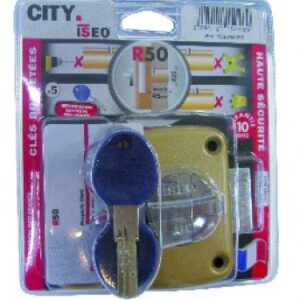 BLISTER CITY R50 Lock com botão Bronzé Gold Cyl. Ø 26 mm L. 45 mm 5 chaves patenteadas. Explore nosso catálogo extenso de materiais industriais e de construção na Angola-Materiais.shop. Entregamos qualidade e confiabilidade.