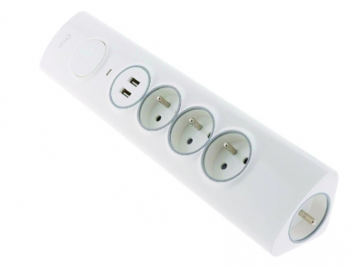 Ângulo Block Arrow Ride 4 Sockets + 2 USB - para ser embrulhado. Eficiência, qualidade e confiança em um só lugar. Angola-Materiais.shop.
