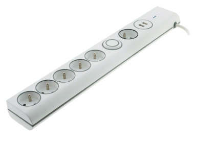 Multiplise Block Arbitrator 6A Pluits 16a + 2 USB - Thomson. Entrega rápida e confiável em todas as cidades de Angola. Angola-Materiais.shop, a sua solução completa para materiais de construção.