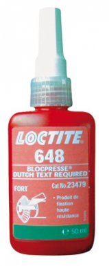 Blocpress "Loctite 648" - Fixação de rolamentos, anéis, camisas, inserções, polias - 24 ml. Construa com confiança: Angola-Materiais.shop, seu parceiro em materiais de construção de ponta.