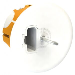 Caixa de increstos. Ponto do Centro Capritherm DCL Ø 67 mm - Prof. 50 mm. Soluções completas para construção, reforma e manutenção. Angola-Materiais.shop entrega em todas as províncias.