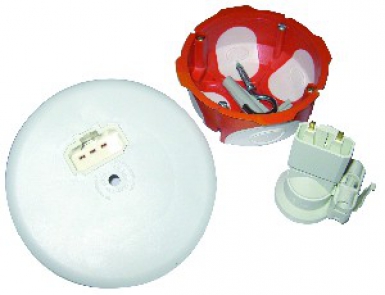 Caixa de encorajamento. Ponto do Centro Capritherm Dcl Ø 86 mm + E27 Soquete + Folha - Prof. 40 mm. Experiência, inovação e dedicação em cada produto. Angola-Materiais.shop.