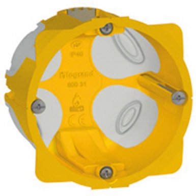 Caixa escolar para partição seca 1 Post Ø Drilling 67 mm Prof. 50 mm. Máxima qualidade, mínimo esforço. Angola-Materiais.shop simplifica suas compras de materiais de construção.