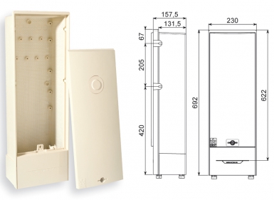 CIBE Mono Terminal. 60 A com panela. Cpt / disj Dim. Máxima qualidade, mínimo esforço. Angola-Materiais.shop simplifica suas compras de materiais de construção.