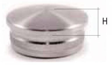 Tubo de tampa de aço de aço inoxidável Ø 42,4 mm. Máxima qualidade, mínimo esforço. Angola-Materiais.shop simplifica suas compras de materiais de construção.