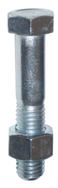 Boltos hexagonais Peda de zinco CL8.8 NET. Parcial Ø 12 de comprimento. 80 mm cond. 50. Precisão, durabilidade e eficiência na Angola-Materiais.shop.