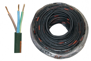 Cabo da indústria. Flexível HO7 RN-F12N com fio 3G1.5 mm2 av. V/j preto - coroa de 100 m. Angola-Materiais.shop fornece materiais industriais e hardware premium. Confie em nós para todas as suas necessidades de construção.