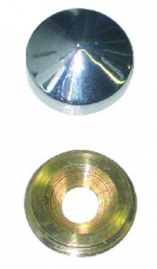 Dor de cabeça de parafuso de 2 peças Ø 20 mm Modelo cônico Chrome Brass cond. 100. Cada projeto é único, e nós temos os materiais perfeitos. Angola-Materiais.shop.