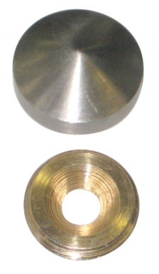 Dor de cabeça de parafuso de 2 peças Ø Modelo cônico de 20 mm Cond de latão educado. 100. Angola-Materiais.shop - A maior variedade de materiais de construção em Angola. Compre online com facilidade e segurança.