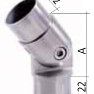 Tubo de aço inoxidável cardan Ø 42,4 mm masculino/masculino. Materiais de construção sob medida para cada projeto. Angola-Materiais.shop, sua solução personalizada.