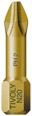 Cartão 1 Trepa de parafuso de torção extra dura - Para parafusos Philips - Ø 2 - Longo. 25 mm. Ferramentas profissionais para resultados excepcionais. Angola-Materiais.shop.