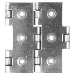Aço articulado de aço de aço 60x25 mm. Angola-Materiais.shop - A maior variedade de materiais de construção em Angola. Compre online com facilidade e segurança.