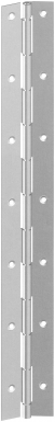A dobradiça simples da dobradiça do piano perfurou o aço de bronze. 20 mm x lg. 2 m. Construa com confiança: Angola-Materiais.shop, seu parceiro em materiais de construção de ponta.