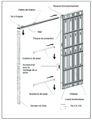 Chassi "Base Simples" PS100 PASSAGEM 900X2030 AGRIBA 1910X2130 MM. Angola-Materiais.shop oferece materiais de construção e hardware de alta qualidade. Encontre tudo o que precisa para os seus projetos em um único lugar.