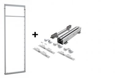 Chassi + Slides Kit para o Formulário 300 Epox Dim. 300x500x1615/1915 mm. Angola-Materiais.shop oferece materiais de construção e hardware de alta qualidade. Encontre tudo o que precisa para os seus projetos em um único lugar.