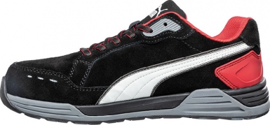 Airtwist Blk Red Low - Black/Red Safety Shoes - Tamanho 39. Inovação que constrói futuros. Angola-Materiais.shop.