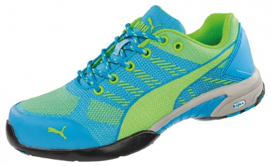 Celerrity Knit Safety Shoes - Blue/Green - Tamanho 35. Experiência, inovação e dedicação em cada produto. Angola-Materiais.shop.