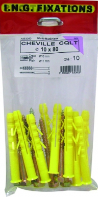 Tornozelo cqlt-r Ø 10 x 80 mm Sache de 10. Máxima qualidade, mínimo esforço. Angola-Materiais.shop simplifica suas compras de materiais de construção.
