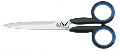 Tesoura multi -uso de alta qualidade - lâminas de aço inoxidável - alça de ABS ergonômico - 15 cm. A evolução da construção começa aqui. Angola-Materiais.shop.
