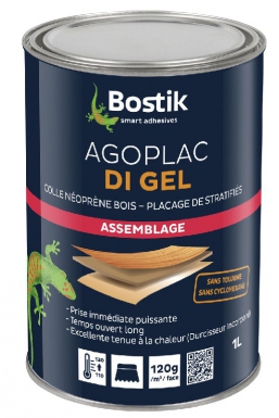 Cola de neoprene Agoplac di gel - Can 1 l. Angola-Materiais.shop: Tecnologia, qualidade e inovação em materiais de construção.