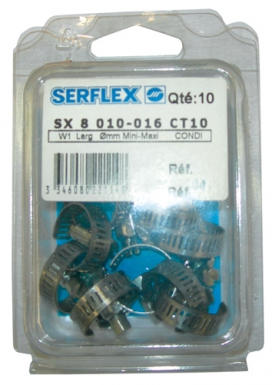 Apertando colares com tira completa - largura. 14 mm - Ser. Em MM 47-67 - Blister 10 peças. Angola-Materiais.shop oferece materiais de construção e hardware de alta qualidade. Encontre tudo o que precisa para os seus projetos em um único lugar.