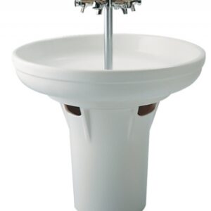 Coluna circular com torneira única e 6 aeradores. Angola-Materiais.shop: Tecnologia, qualidade e inovação em materiais de construção.