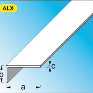 PVC desigual (rígido) branco Dim. 10x13 mm th. 1,2 mm LG. 1 m. Entrega rápida e confiável em todas as cidades de Angola. Angola-Materiais.shop, a sua solução completa para materiais de construção.