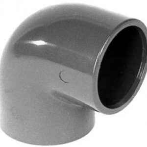 90 ° cotovelo feminino raio pequeno para Ø 25 tubo externo. Sua obra, nossos materiais. Angola-Materiais.shop, parceiro da construção angolana.