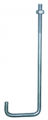 Gancho de Galvachaud para IPN de 80 + porca d = 90 Ø 8 mm LG. 170 mm cond. 100. Materiais de construção de ponta, preços acessíveis. Bem-vindo à Angola-Materiais.shop.