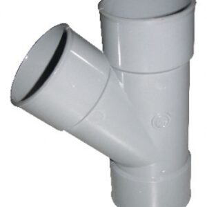 Calcinha e ramo feminino 45 ° simples Ø 40 Evacuação da série para grudar. Construa com confiança: Angola-Materiais.shop, seu parceiro em materiais de construção de ponta.