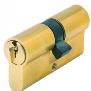 Cil. 2 entradas de perfil europeu 5 pinos (35x35) Brass 3 chaves. Compromisso com a qualidade, em cada material, em cada entrega. Angola-Materiais.shop.