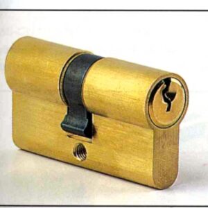 Cilindro 2 entradas do perfil da Europa. JPM 5 Pistons 40x40, Brass polidas 3 teclas. Compromisso com a qualidade, em cada material, em cada entrega. Angola-Materiais.shop.