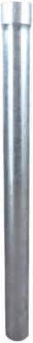 Golfinho direito 1m - Ø 100 - cor de aço GAF. Compromisso com a qualidade, em cada material, em cada entrega. Angola-Materiais.shop.