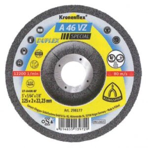 Disco A 46 VZ Especial para cortar e mover para metais, Ø 125 x 2,0 mm. Conectando profissionais a soluções de construção de elite. Angola-Materiais.shop.